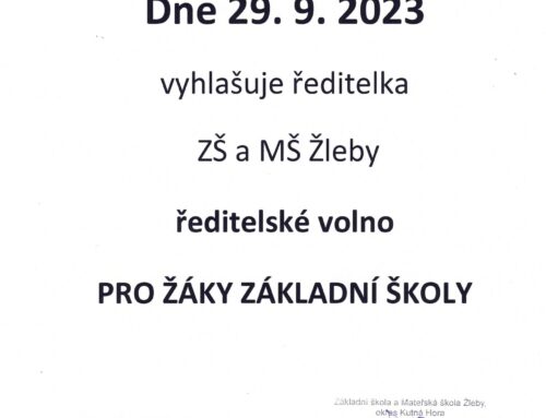 Ředitelské volno