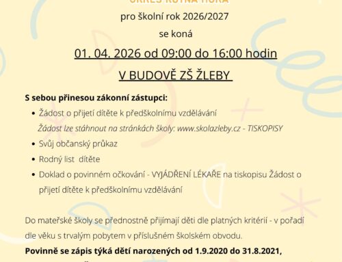 Zápis do mateřské školy