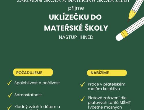 uklízečka do MŠ